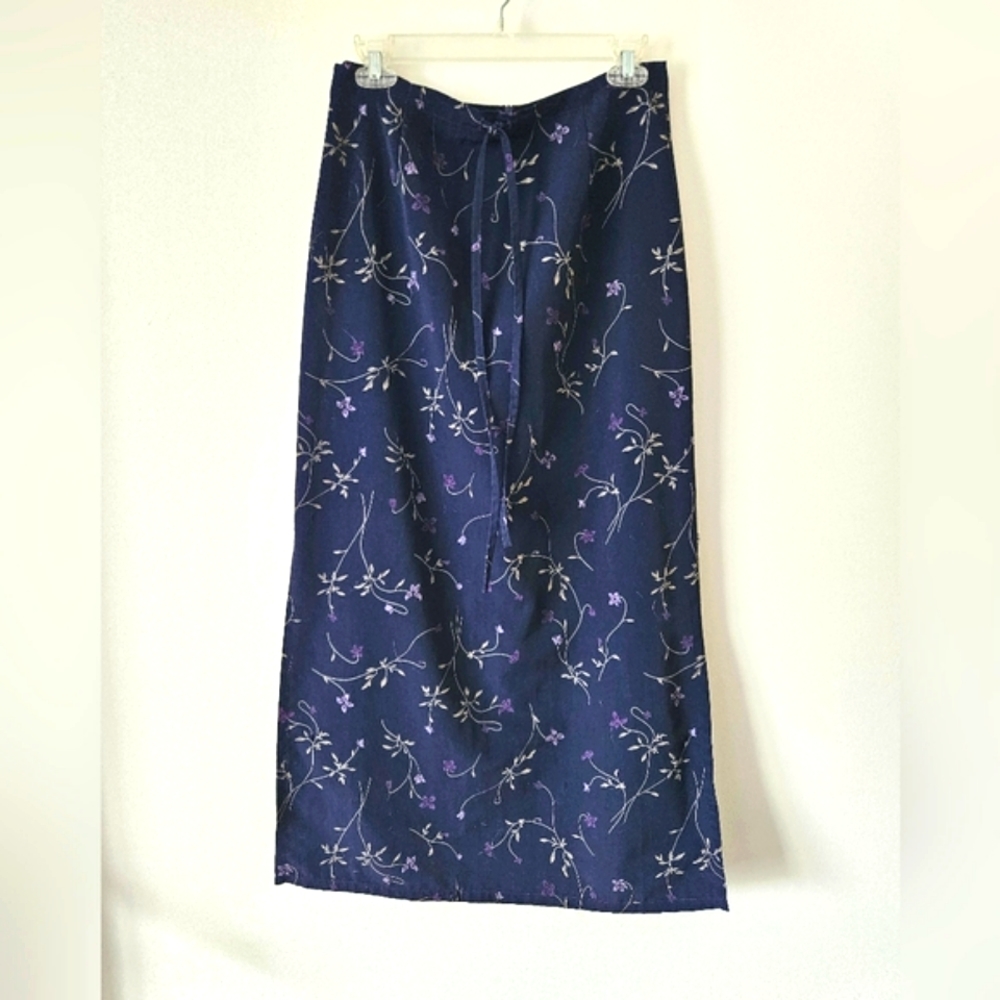 Vintage aeropostale floral maxi skirt